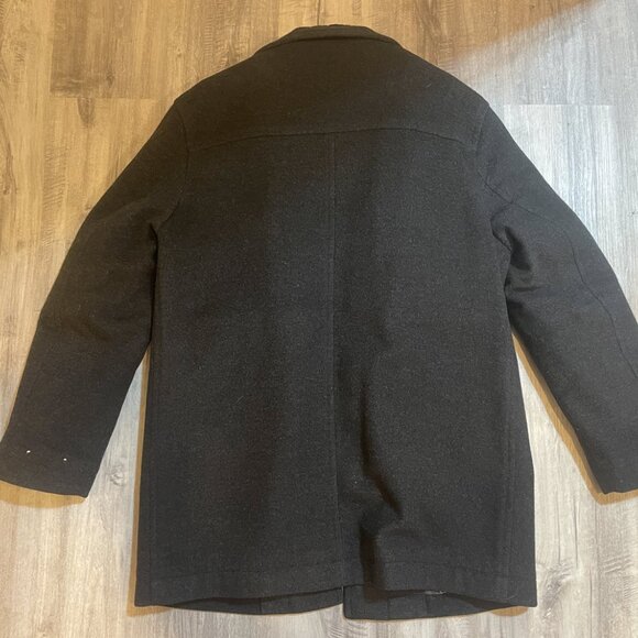 Men's FilaFil Platinum Wool & Cashmere Blend Charcoal Gray Coat (Med) - Picture 8 of 8